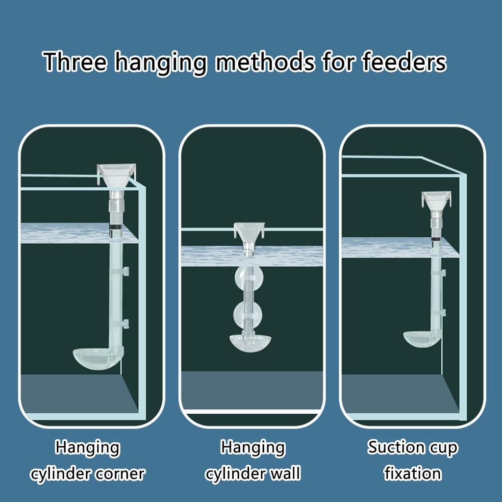 Раздвижная кормушка-палка для кормления, инструмент для кормления аквариумов, кормушка для рыб с загущенной водой для аквариумов и здоровья домашних животных