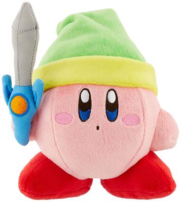 Sanei Boeki Kirby of the Stars ALL STAR COLLECTION Меч Кирби (S) Ш13 x Г8,5 x В10 см Плюш KP09