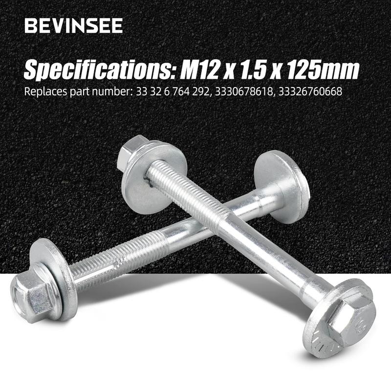 Rear Suspension Link Eccentric Camber Bolt for BMW E90 E87 E92 E93 E91 E81 E82 E88, Replace for 33 32 6 764 292, 33 30 6 786 186