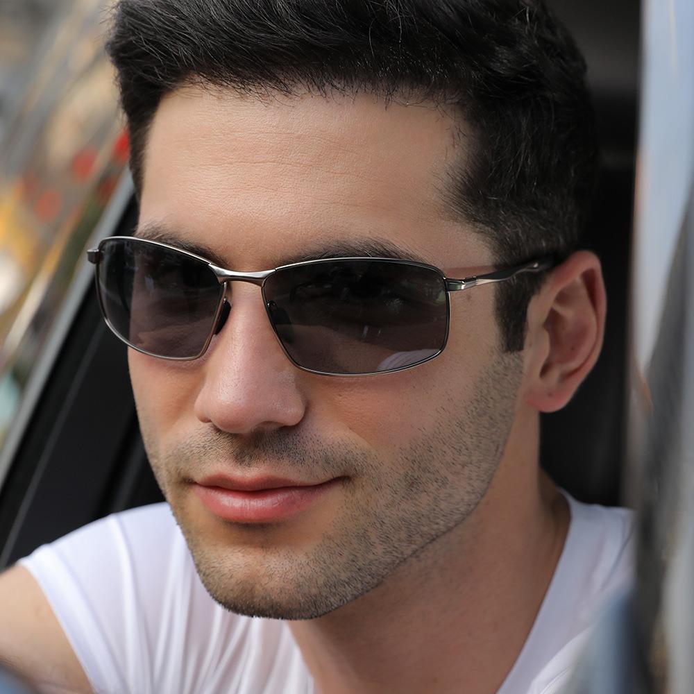 aoron Men's Polarized Glasses Color-changing Sunglasses Fashion Night Vision Glasses Sunglasses