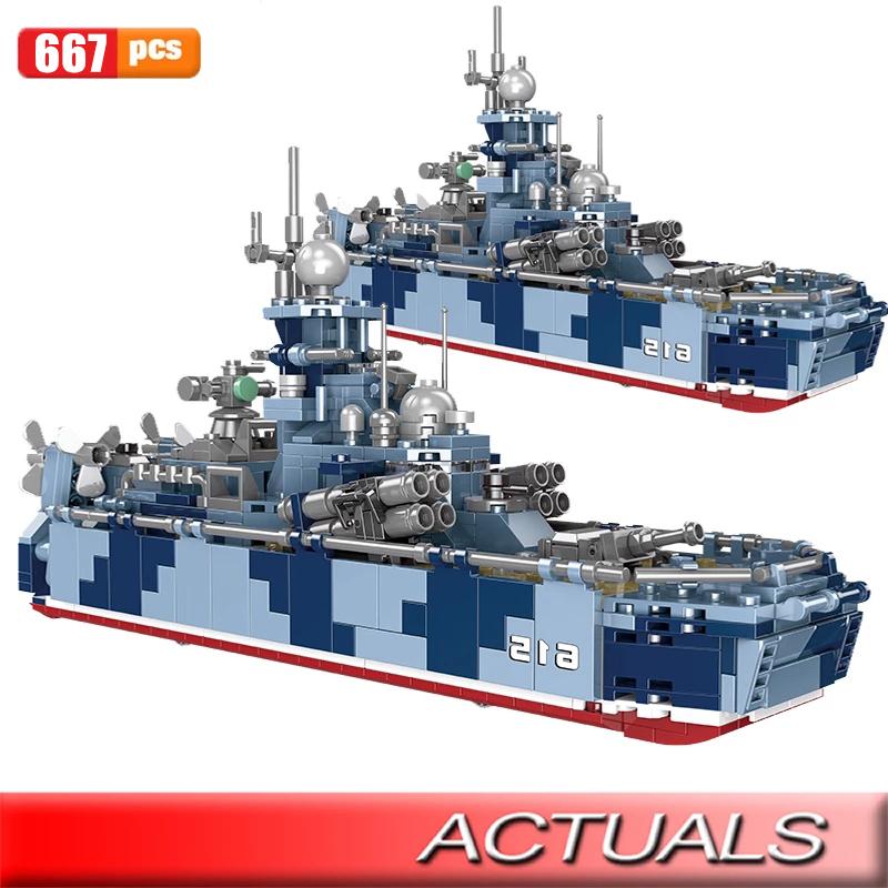 Бронеавтомобиль Bora Строительные блоки Российский ВМФ Ракетный корабль На Воздушной Подушке Армия Модель Подарки Кирпичи Игрушки
