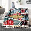 Haaland (77) Customize Your Name Blanket Gift Personalized Blanket Comfortable for Couch Home Decor Nap Bed Four Seasons Multipurpose