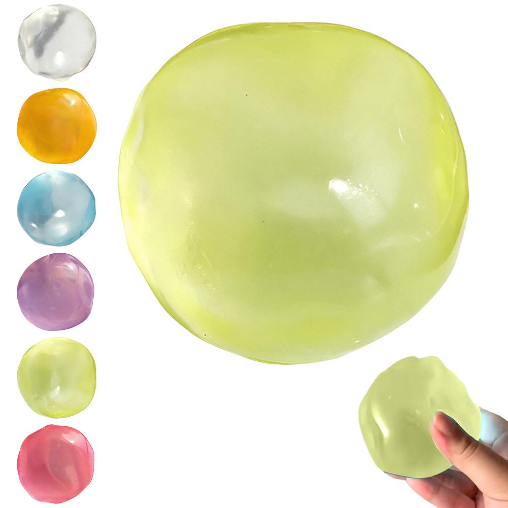 Squishy Moldable Crystal Ball Squeeze Toy Transparent Slow-Rebound Decompression Relax After Studying Toys