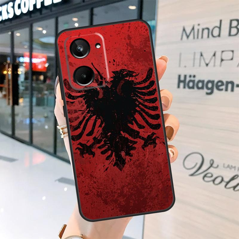 Албания Албанский Флаг Чехол Для Realme 15 Pro 14 13 11 12 Pro Plus GT7 GT6 C55 C51 C53 C35 C33 C61 C65 C67 C71 C75