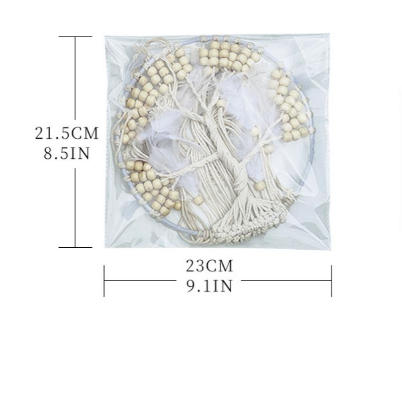 Ловец снов Древо жизни с бусинами Макраме Настенный декор Большой Ловец снов Плетеный Бохо Домашний декор Украшение для спальни Подарок