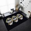 Black White Skull Style Carpet for Living Room Home Decoration Bedroom Bedside Fluffy Soft Rug Lounge Coffee Tables Non-slip Mat