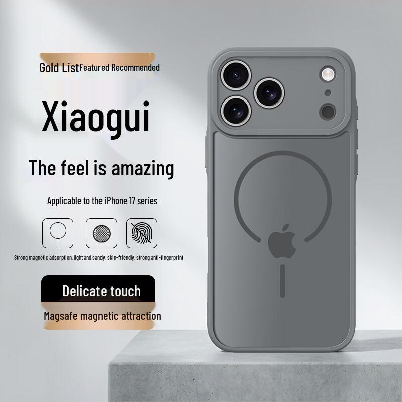Чехол для iPhone GURRS Magsafe с ощущением кожи, защитой от отпечатков пальцев