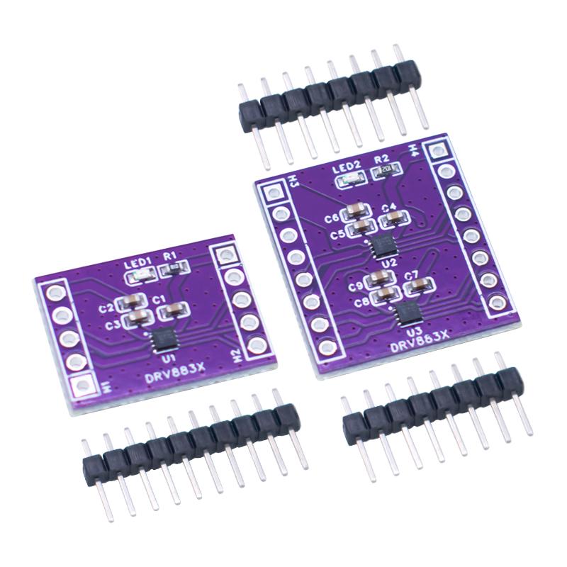 LIZAO DRV8837 Модуль драйвера двигателя H-моста для одного и двух DC-двигателей 1,8 А Плата управления шаговым двигателем
