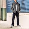 Levis American Vintage Wash Потертая Повседневная Удобная Джинсовая Куртка на Молнии с Длинным Рукавом Мужские куртки 005MU-0000