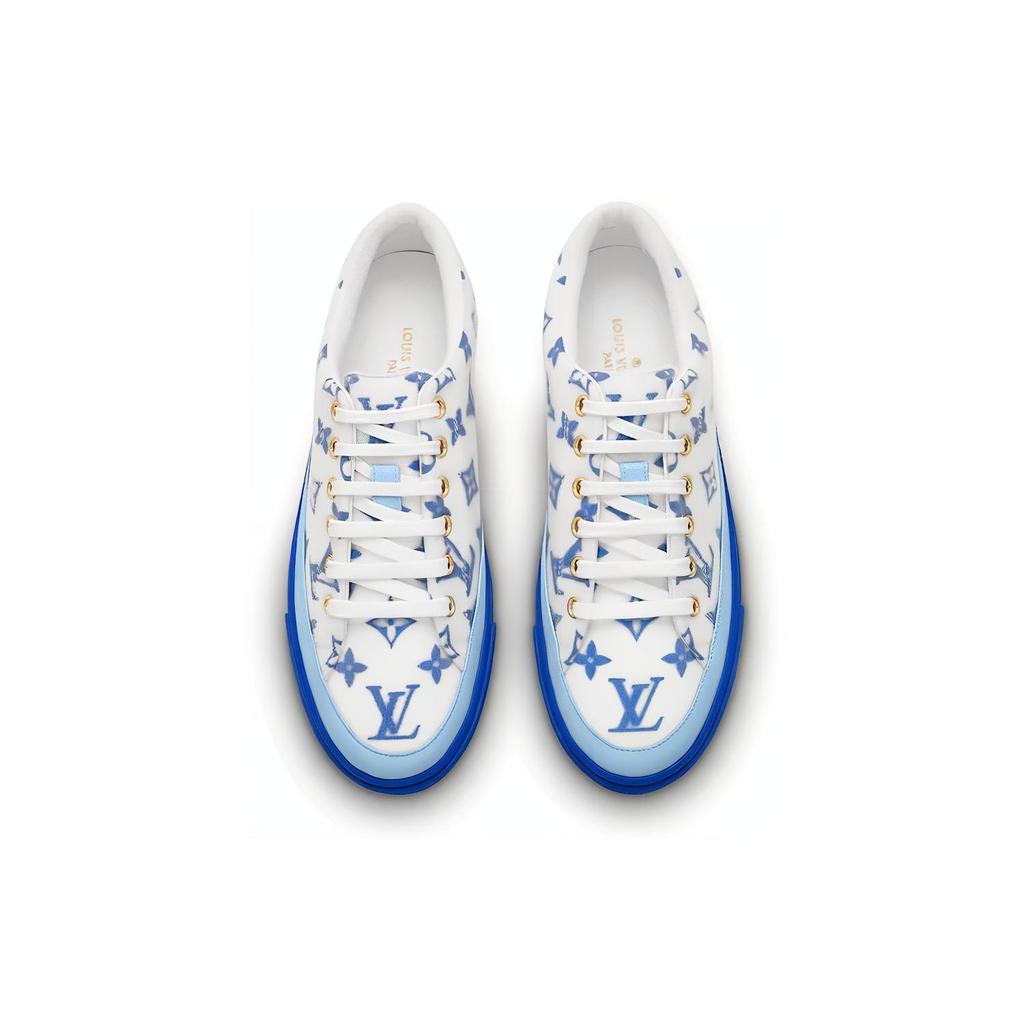 Louis Vuitton Кроссовки Louis Vuitton Stellar Низкие Белые/Синие Женские 1A65U
