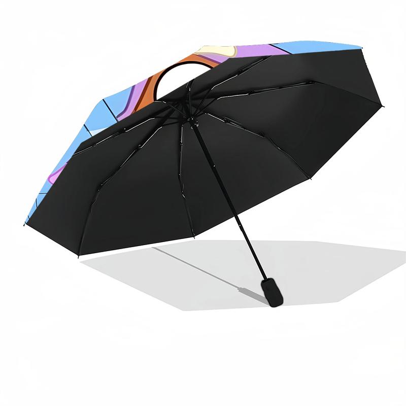 1pc B-blucy Umbrella, Sun Protection, And UV Shielding. It Has Eight Sturdy Ribs for Outdoor Use And Perfect As a Holiday Gift