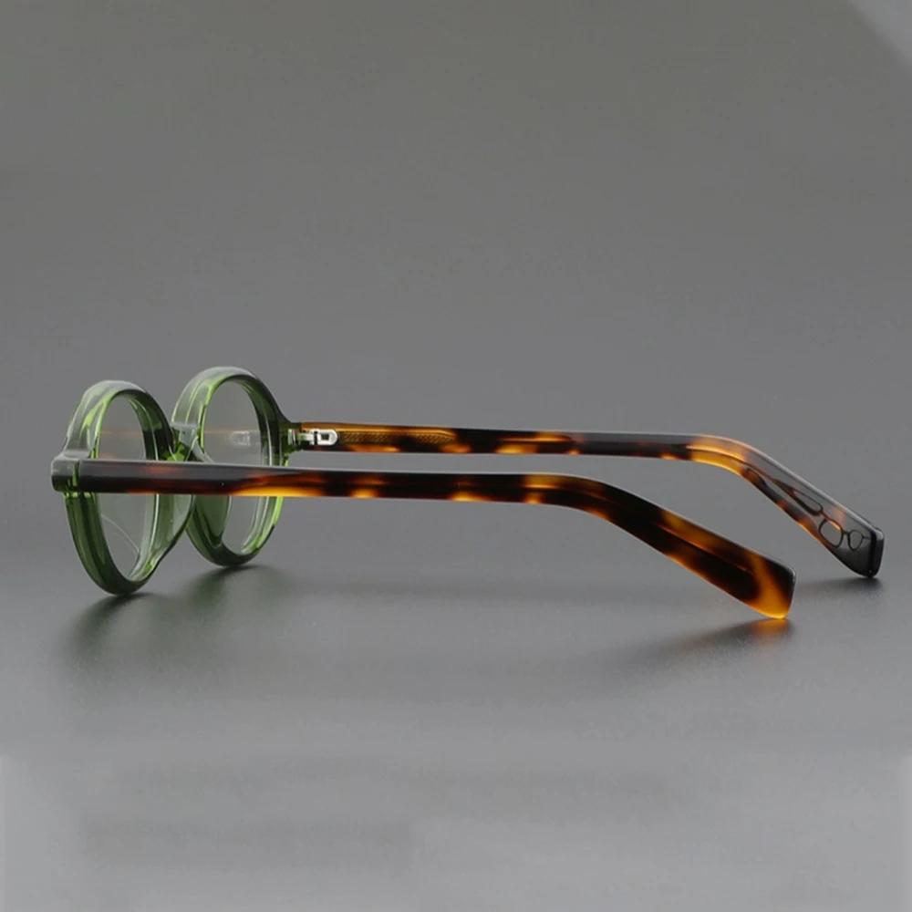 Oval Glasses For Women Retro Vintage Glasses Frame Optical Round Men Female Brown Green Clear Lens Unisex Blue Light Glasses