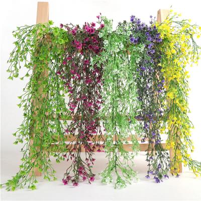 Юшэн Подвесной Искусственный Цветок Устойчивый к УФ Лучам Искусственный Цветок Свадебная Вечеринка В помещении На открытом воздухе Сад Настенный Подвесной Искусственные Растения Декорация