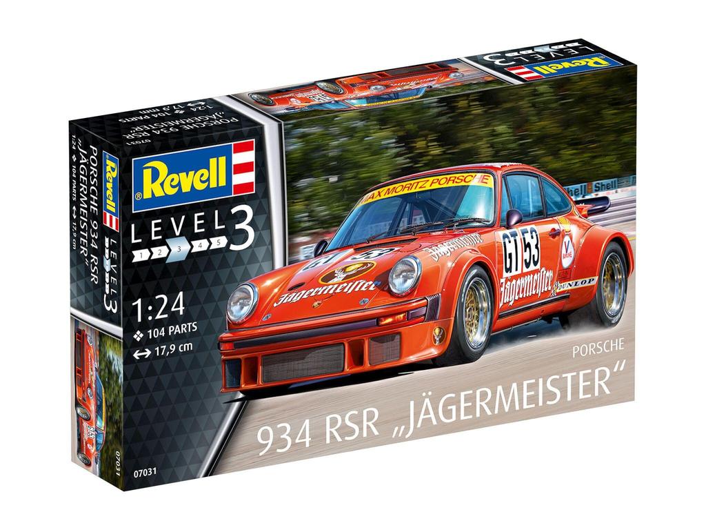 German Revell Porsche 934RSR Jagermeister Plastic Model 07031 (Revell) 1/24