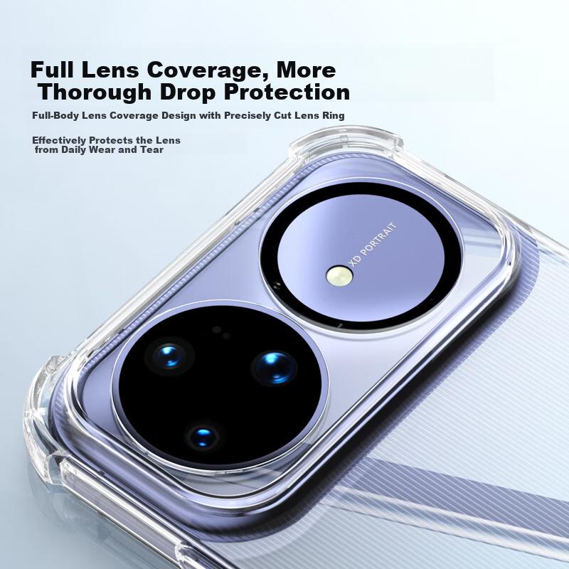 LLUNC Huawei Nova 15 Ultra Case, Shockproof Airbag Full-Cover Ultra-Thin Transparent Soft Cover, Anti-Yellowing