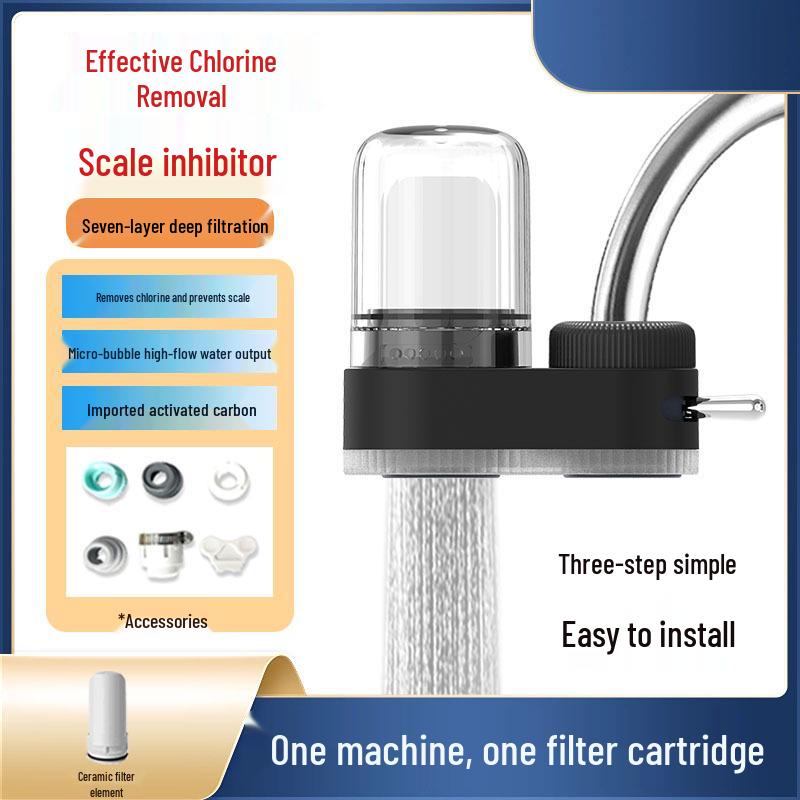 Очиститель воды для кухонного крана Фильтр для дехлорирования и защиты от брызг