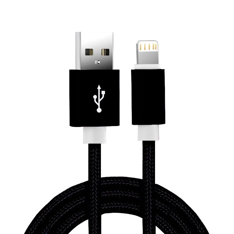 3 м сверхдлинный плетеный USB-кабель для зарядки iPhone 11 12 13 Pro 14 Plus XS Max XR X 6S 7 8 SE USB-кабель для быстрой зарядки и передачи данных 1 м 2 м