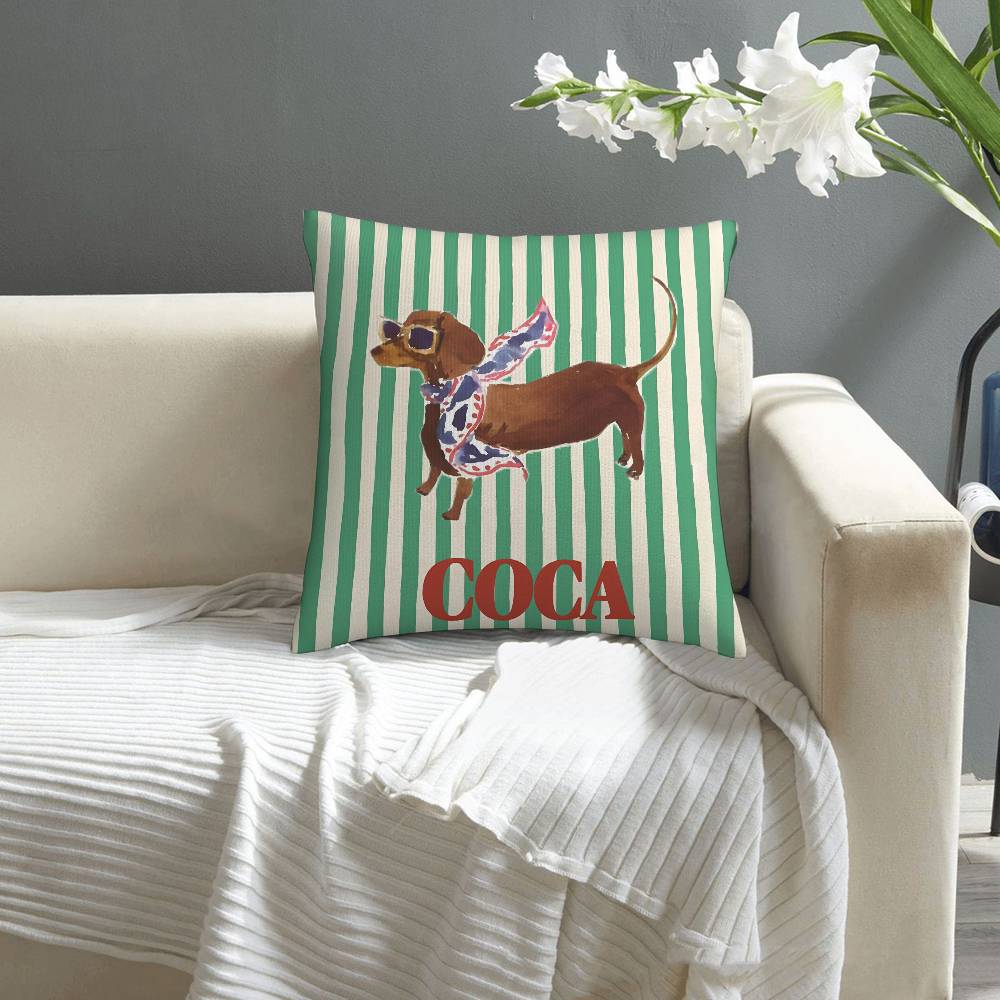 Design Stripes Pillow Case Sofa Decorative Home Double-sided Print Plush Square Throw Pillow Covers Cushion Decor Cover