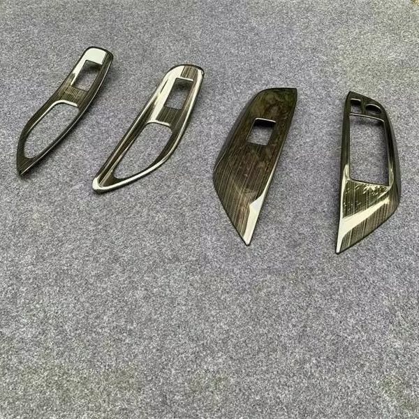 For Toyota Yaris 2024 Door Window Control Switch Cover Glass Lift Buttons Protector Trim Car Styling Sticker