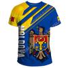 Пользовательское имя MOLDOVA Eagle Flag 3D принт мужские футболки топы футболки с коротким рукавом повседневное высокое качество из молочного волокна с круглым вырезом