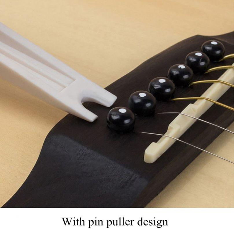Пластиковый стальной гитарный каподастр для акустической электрогитары, зажим для настройки гавайской гитары со съемником штифтов, аксессуары для гитары