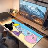 Barbapapa2 Print  Cushion Non-slip Laptop Tablet Big Mousepad XXL Mat Mini PC Playmat With Lock edge