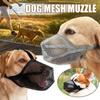 Pet Mouth Cover,Useful Soft Mesh Covered Muzzles for Small Medium Large Dogs,Mesh Breathable Dog Mouth Cover