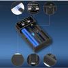 USB LCD Battery Smart Charger 1 / 2 Slots Dual для 18650 3.7V перезаряжаемой литиевой батареи для 1.2V NI-MH AA / AAA батареи