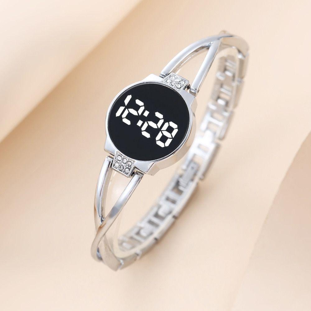 Metal Bracelet Bangle Watch Digital Watch Female Wrist Watch Girls