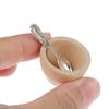 4Pcs/Set Dollhouse Miniature Furniture Small Wooden Bowl Spoon Model Diy
