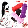 5 M Thicken Cotton Rope Bondage Restraint Japanese Shibari BDSM Sex Products Binding Toy BDSM Bondage Soft Rope Adult Games