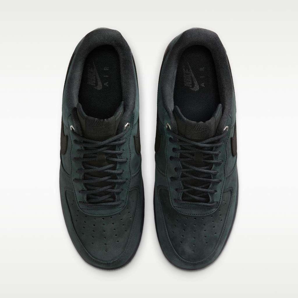 Nike Air Force 1 Low '07 WB Тройной черный Нубук