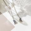 Lover's Gift Magnetic Necklaces Couple Clavicle Chain Butterfly Pendant Choker Women's Jewelry