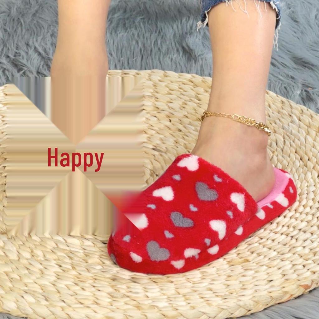 Unisex Non-Slip Indoor/Outdoor Slippers with Soft Thick Sole for Wooden Floors
