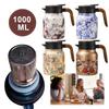 Built-In Filter Vintage Floral Tea Thermos Drip-Proof Stewed Tea Maker Tea Kettle Family