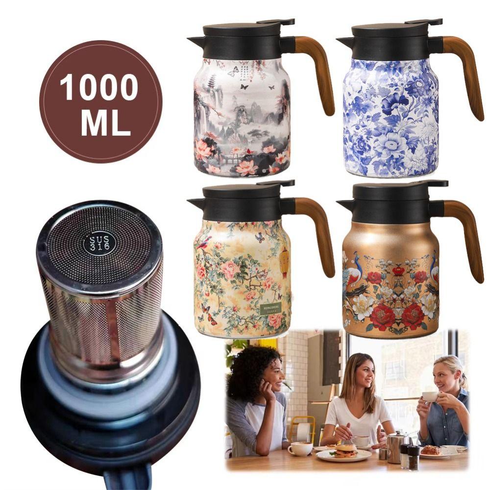 Built-In Filter Tea Kettle Stainless Steel Mini Hot Tea Pot Tea Infuser Stewed Tea Maker Family
