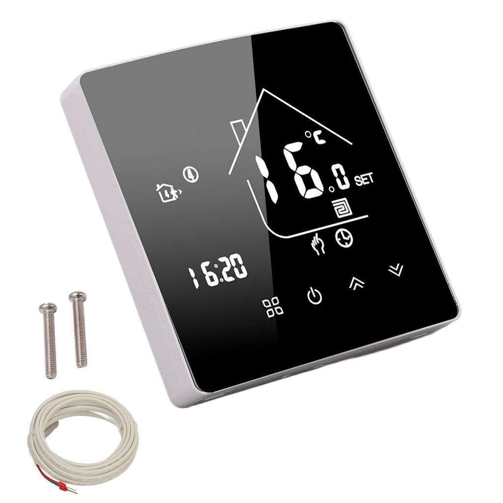 Digital Thermostat App Voice Control LCD Touch Screen Intelligent Electric Heating Temperature