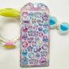 1 pc/4 pcs Cartoon Sweet Cats Unicorn Drop 3D Relief Stickers Scrapbooking Diy Diary Stationery Sticker Decor Cute Stickers