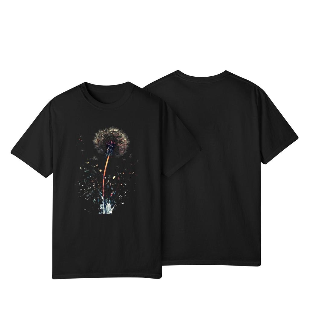 Женская повседневная футболка с принтом подсолнухов Street Slim Fit с коротким рукавом