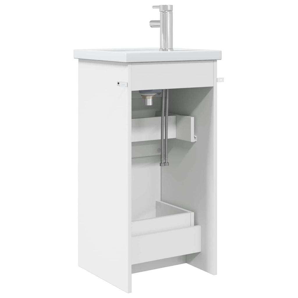 Bathroom Cabinet with Sink White 42 x 40 x 84.5 cm