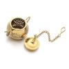 Durable Stainless Steel Tea Infusers with Chain Multicolor Tea Strainer Herbal Spice Filter Teapot Shape Diffuser Kitchen Gadget