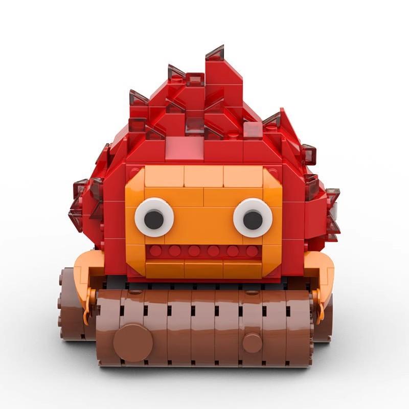 Building Block Compatible, Mobile Castle, Fire Demon, Hayao Miyazaki Cassifa, Cartoon Model Creative