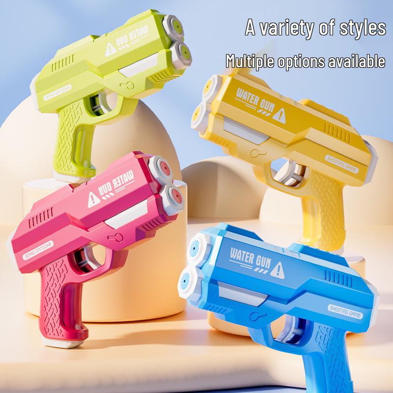 Детский летний водяной пистолет - Конструкция пуш-пул для игр на открытом воздухе с родителями