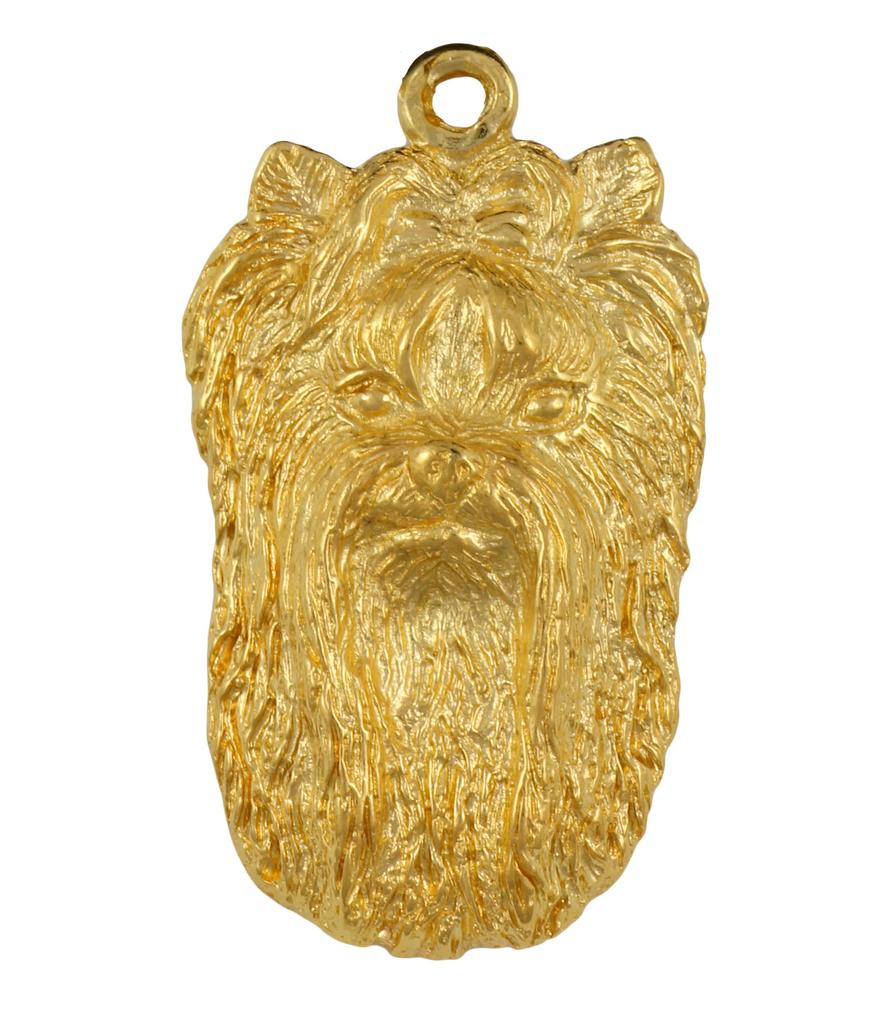 Yorkshire Terrier, Yorkie II - Gilded Key Ring with Dog In Gift Box, Handbag Decoration, Luxury Accessory by Art-Dog Brand