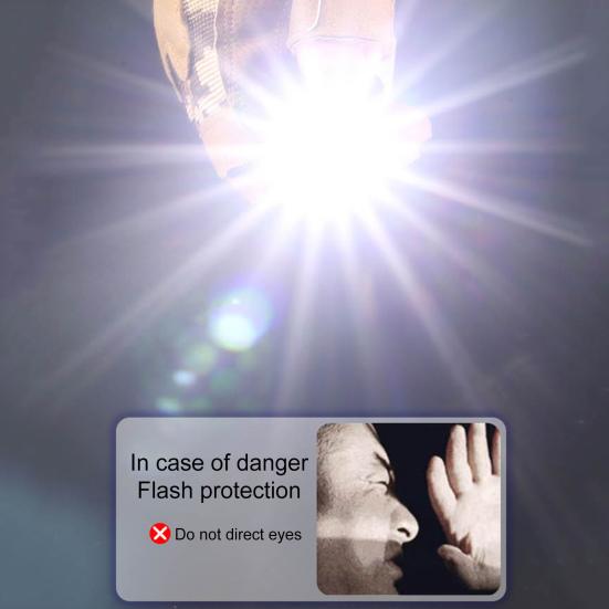 Мини-фонарик для улицы, 5 режимов, зум, высокая яркость, супер яркий, Type-C, перезаряжаемый, портативный, для кемпинга, пешего туризма, светодиодный фонарик