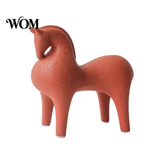 Decorative Horse for Living Room Ceramic Abstract Figurine, Modern Statue Home Office Contemporary Animal Decor Decor, Artistic Sculpture Ornament