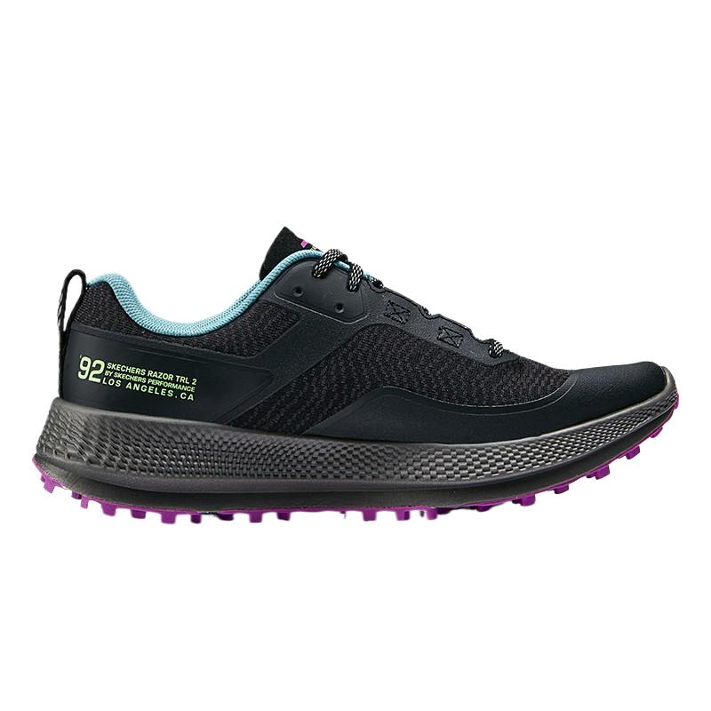 Skechers Серия Go Удобные Амортизирующие Прочные Низкие Беговые Кроссовки Женские Черный 172077-BKPK