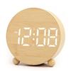 Supply LED electronic clock dual alarm snooze adjustable brightness date temperature display silent alarm clock