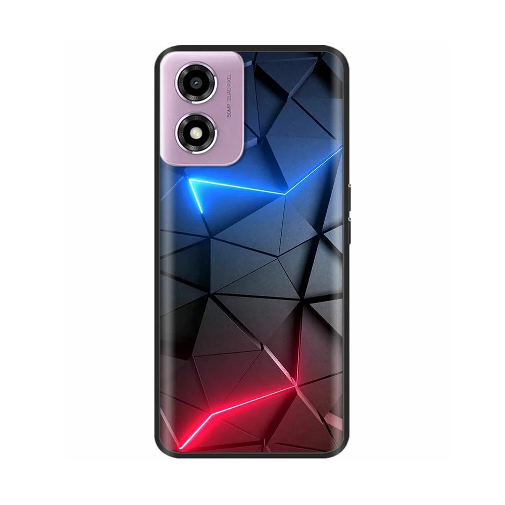 For Motorola Moto E14 Case Luxury TPU Soft Silicone Phone Cases Cover For Moto E13 E MotoE14 E 14 Shockproof Lovely Bumper Coque