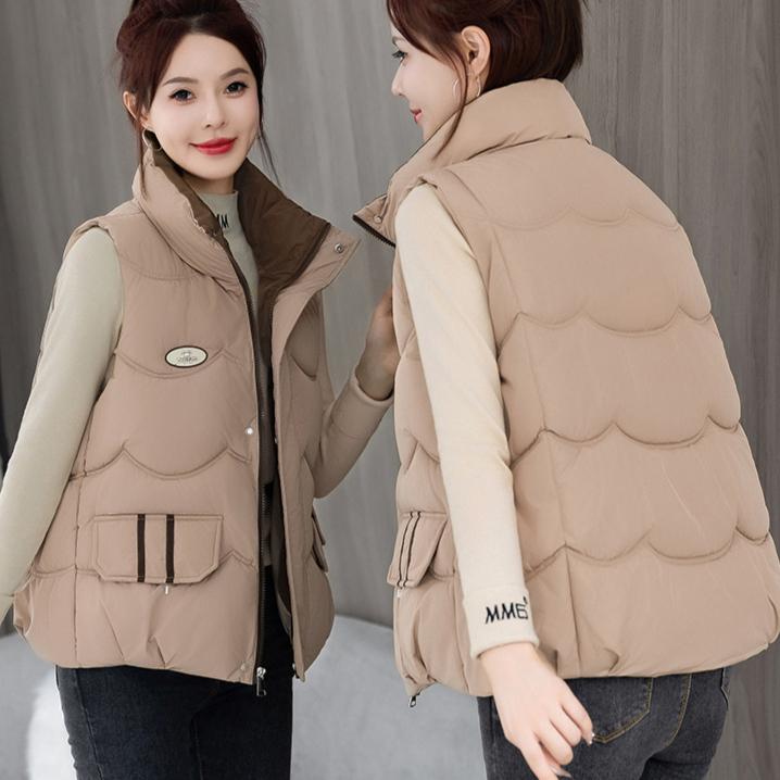 Модный жилет жилет женский осень зима новый толстый теплый жилет жилет женский верхняя одежда корейский свободный жилет куртка